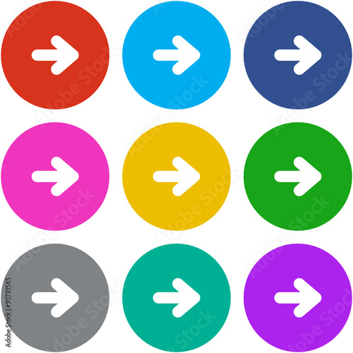 Flat Multicolor App Icon