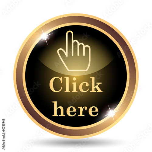 Click here icon