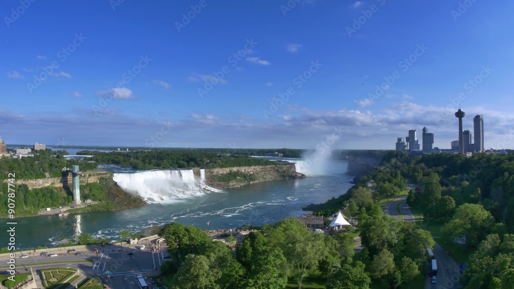 4K Niagara Falls Establishing Shot Fisheye 4K Niagara Falls Establishing Shot Fisheye