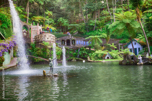 Fototapeta Naklejka Na Ścianę i Meble -  Monte Palace Tropical Garden. Funchal, Madeira, Portugal.