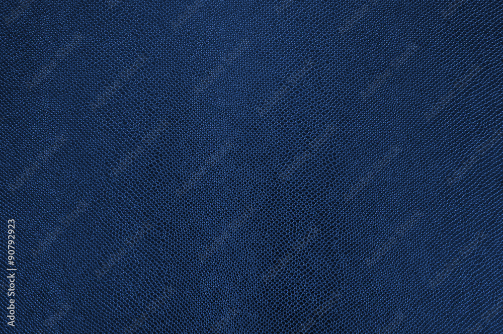 Blue leather texture as background Blue leather texture as background