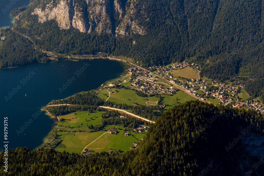 Obertraun, Lake Hallstatt - view from Dachstein-Krippenst ein 