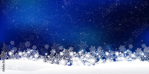 雪　光　背景