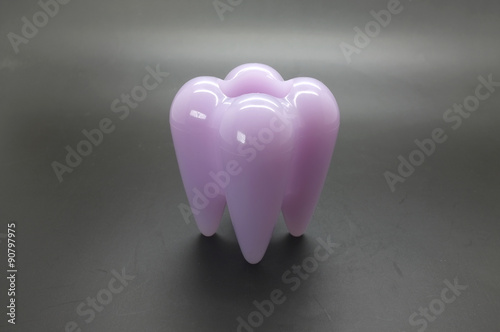Human tooth model with hole photo
