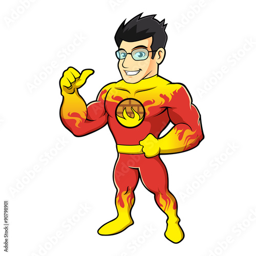 
Super hero fireman cartoon
