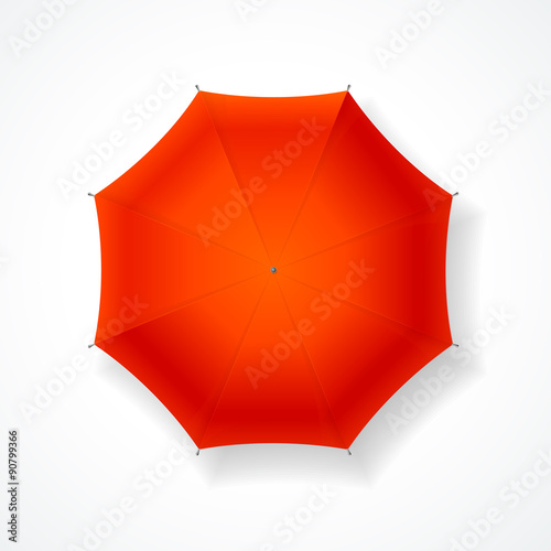 Red Umbrella. Vector