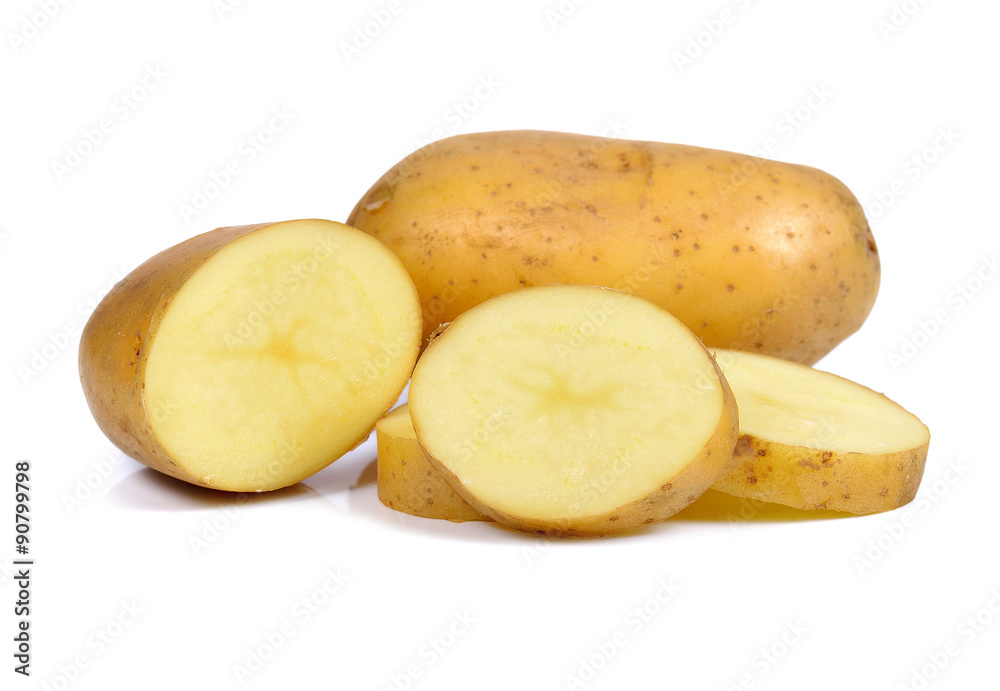 potato isolated on white background