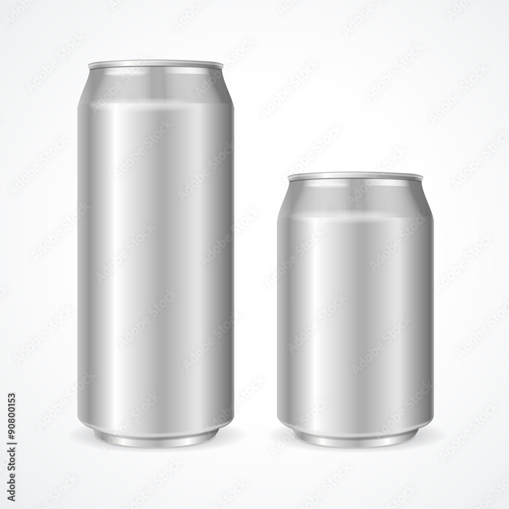 Aluminum Cans. Vector