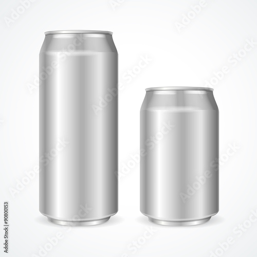 Aluminum Cans. Vector