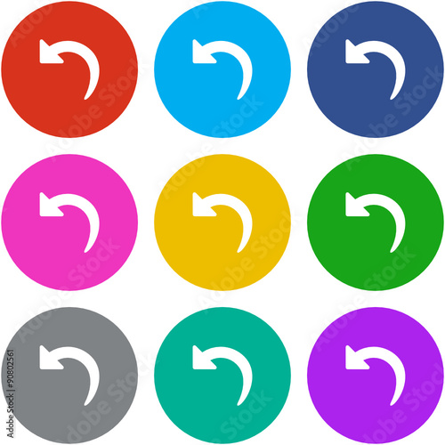 Flat Multicolor App Icon