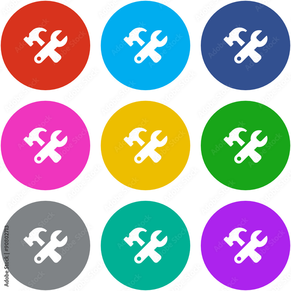Flat Multicolor App Icon Flat Multicolor App Icon