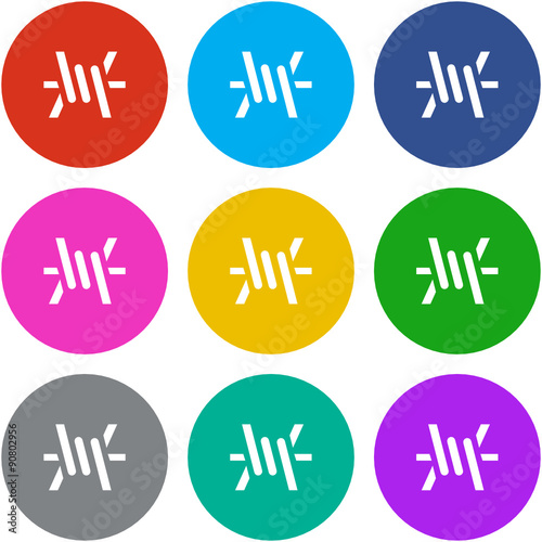 Flat Multicolor App Icon