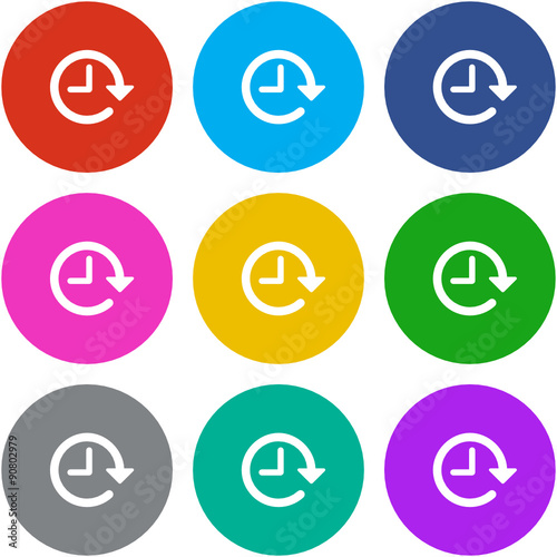 Flat Multicolor App Icon
