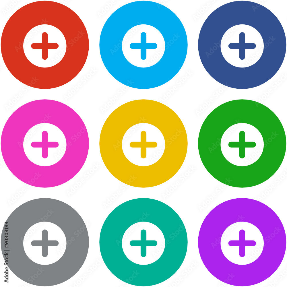 Flat Multicolor App Icon Flat Multicolor App Icon