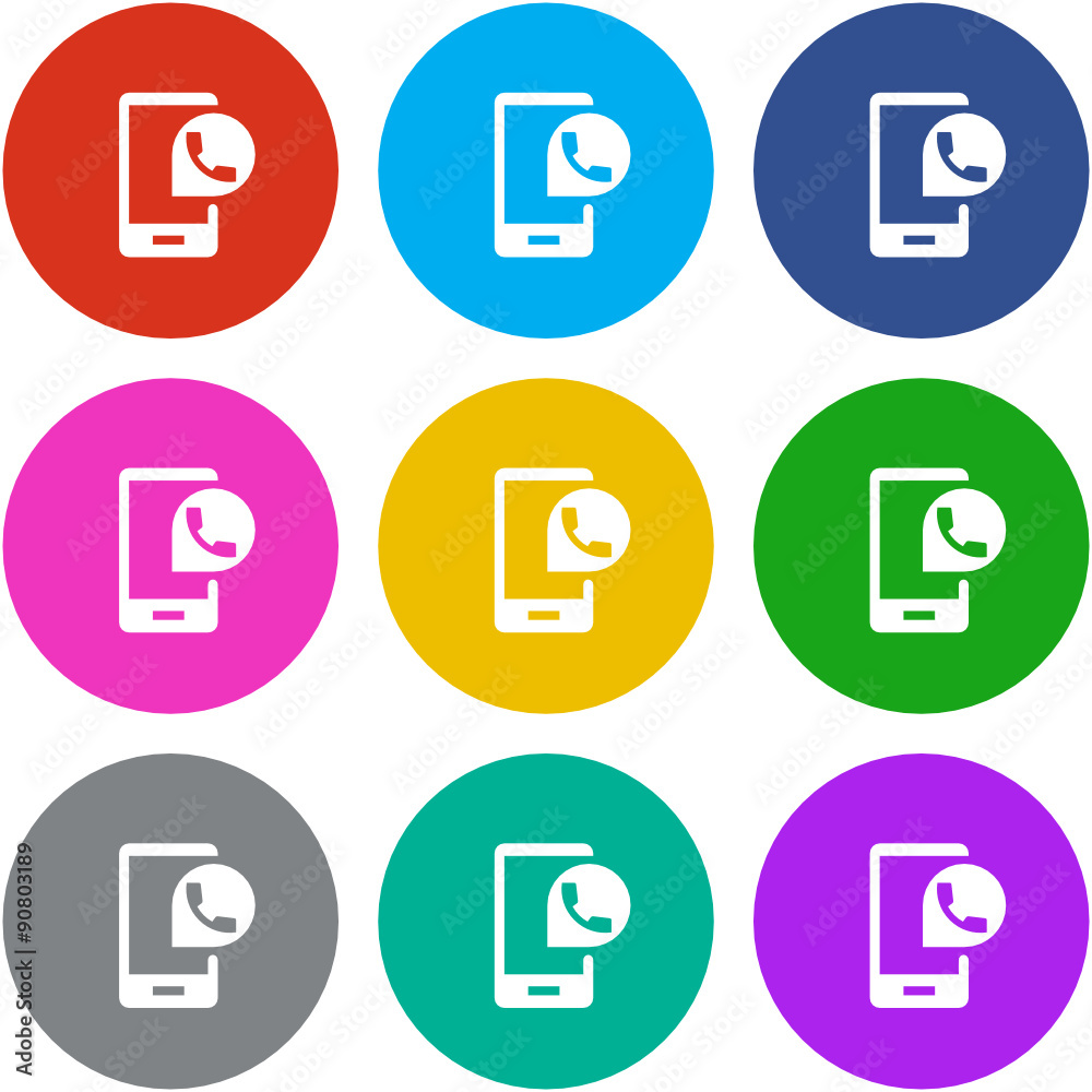 Flat Multicolor App Icon Flat Multicolor App Icon