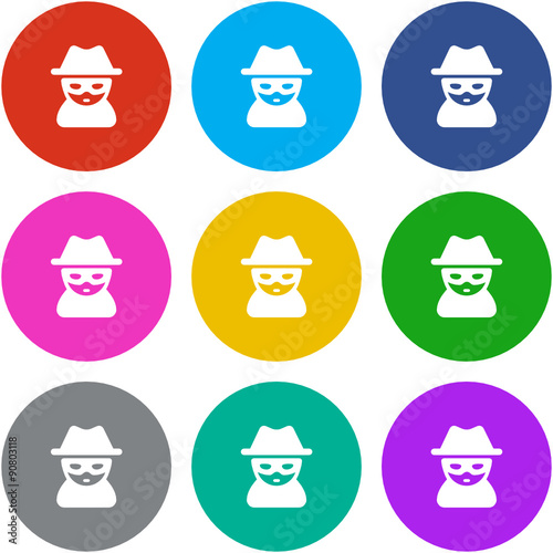 Flat Multicolor App Icon
