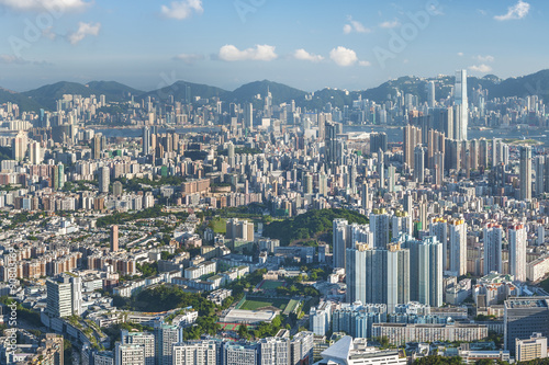 Panorama of Hong Kong City