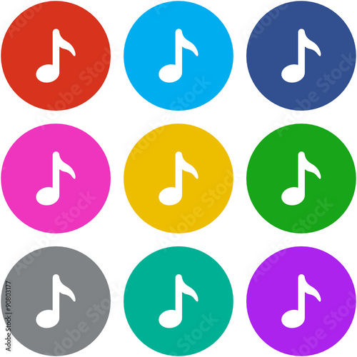Flat Multicolor App Icon