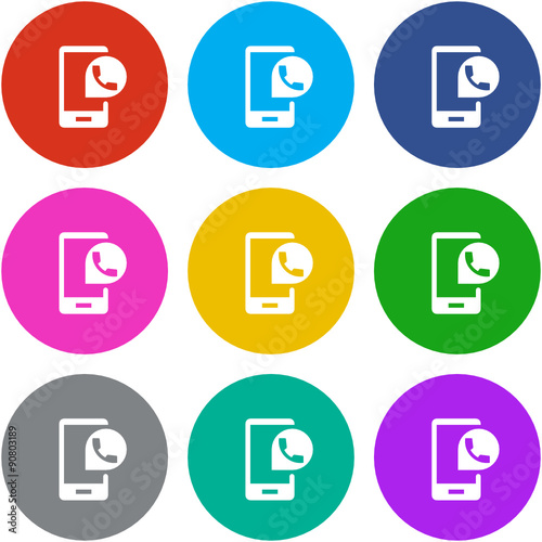 Flat Multicolor App Icon
