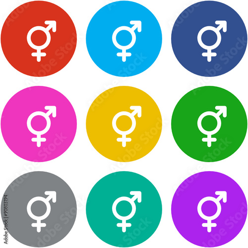 Flat Multicolor App Icon