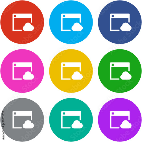 Flat Multicolor App Icon