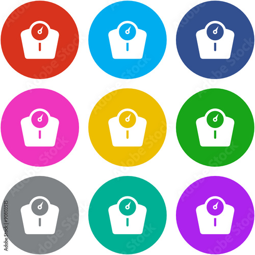 Flat Multicolor App Icon