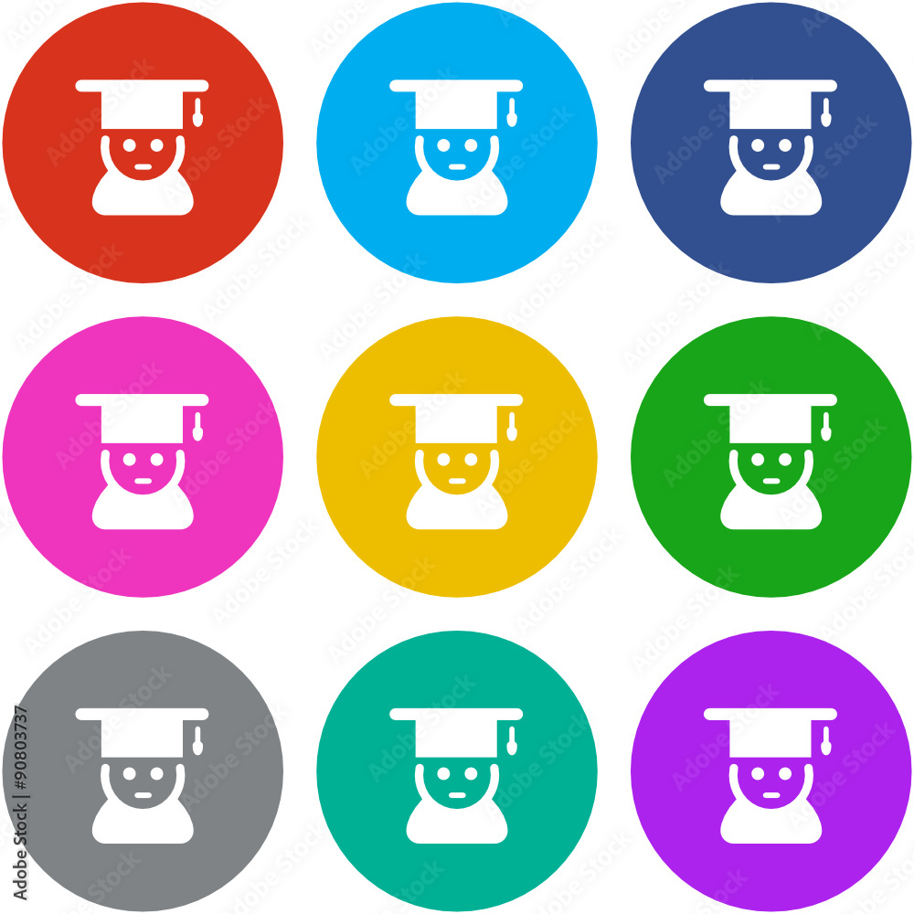 Flat Multicolor App Icon Flat Multicolor App Icon