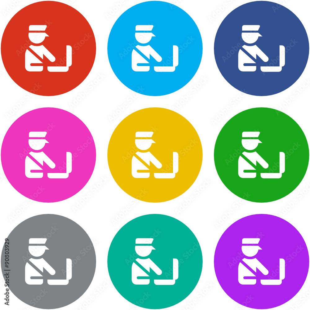 Flat Multicolor App Icon Flat Multicolor App Icon
