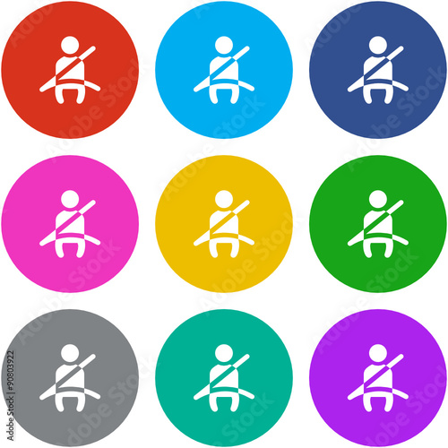 Flat Multicolor App Icon