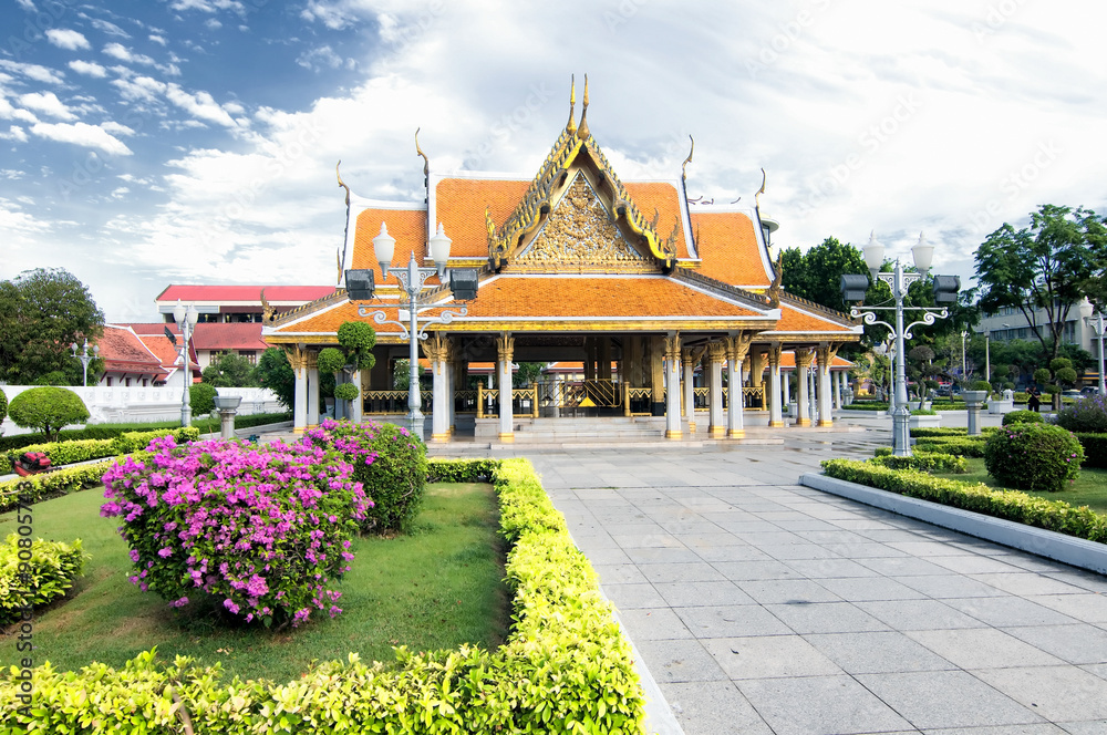 Traditional Thai pavilion, Bangkok, Thailand.