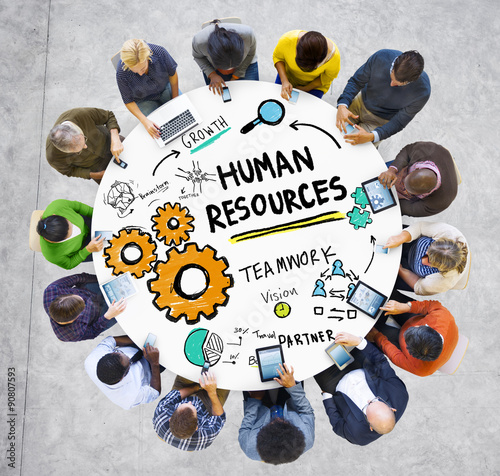 Human Resources Employment Job Teamwork People Concept