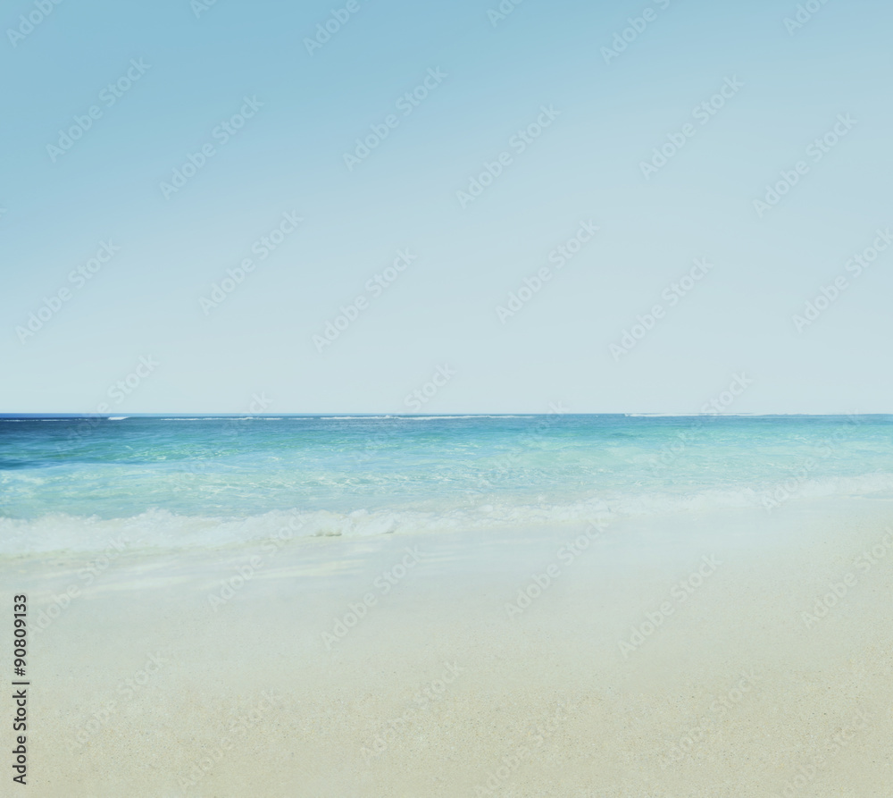 Seascape Beach Paradise Travel Destination Concept Seascape Beach Paradise Travel Destination Concept
