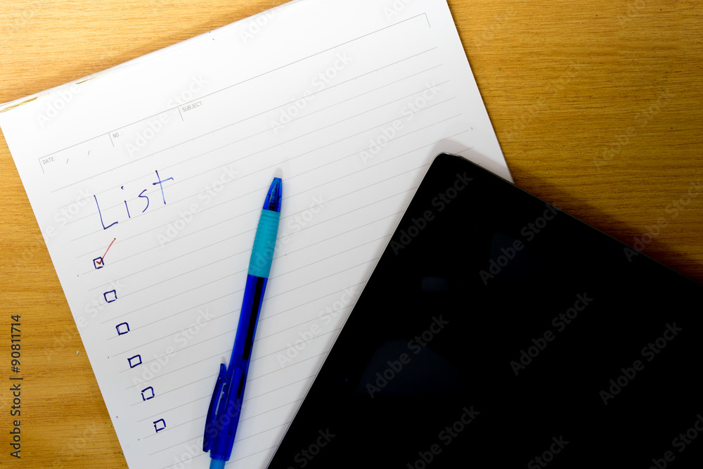 notepad List to do notepad List to do