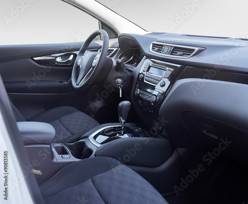 Car interior. Dashboard.