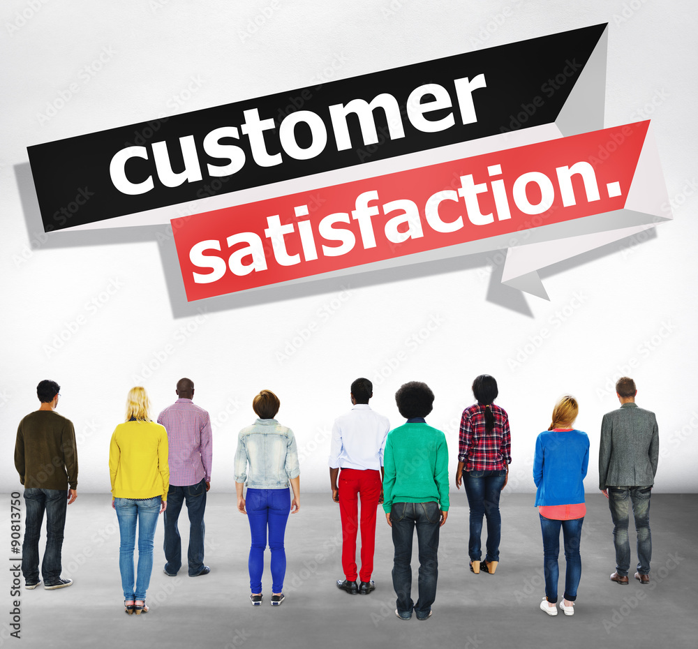 Fototapeta premium Customer Satisfaction Service Effciency Consumer Concept