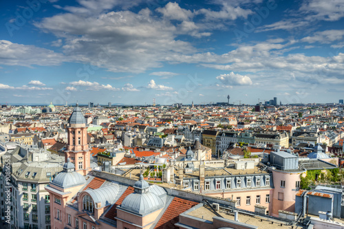 Wien - Panorama Vogelperspektive