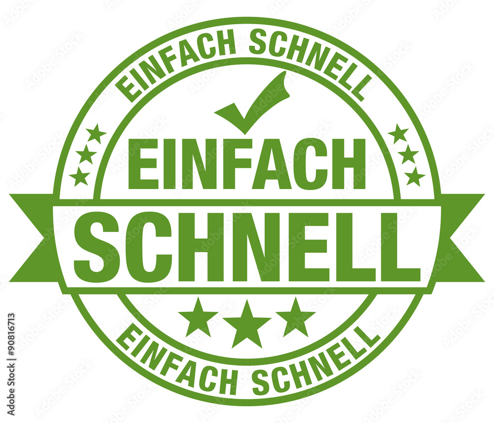 Einfach schnell Stempel