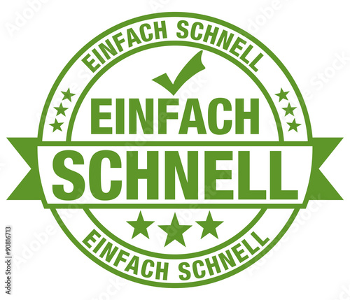Einfach schnell Stempel