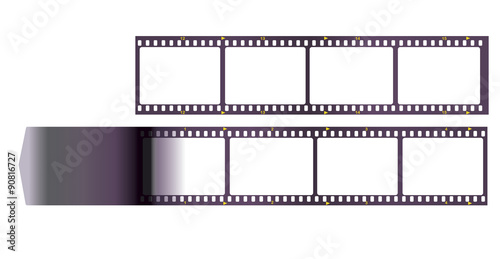 film strip, ananlog film, frames for your pix, vector illustration