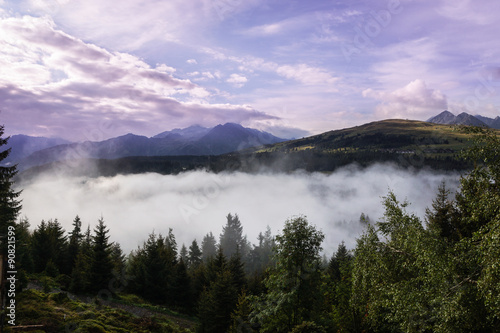 Fog in the mountains © Darius Birstonas
