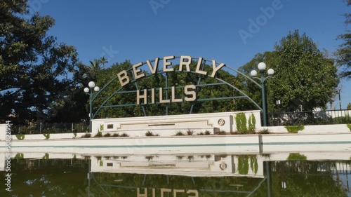 Beverly Hills Establishing Shot