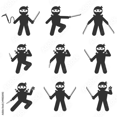 ninja icon set