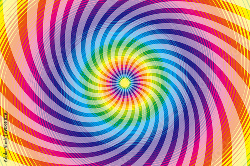 #Background #wallpaper #Vector #Illustration #design #free #free_size #charge_free #colorful #color rainbow,show business,entertainment,party,image 背景素材壁紙,ラテン系,サイケデリック,虹色,レインボーカラー,七色,カラフル,旋風,渦巻き,螺旋状