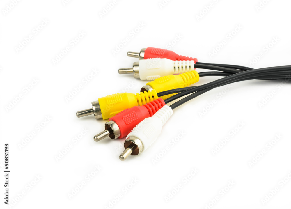 Audio and video cinch connector Audio and video cinch connector
