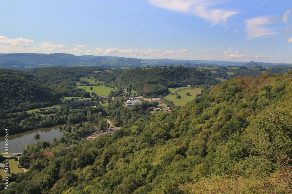 Panorama de Bort-les-Orgues.