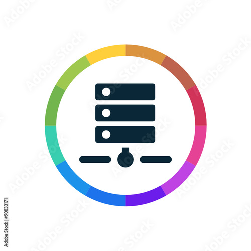 Modern Multicolored Icon