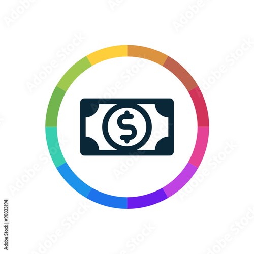 Modern Multicolored Icon
