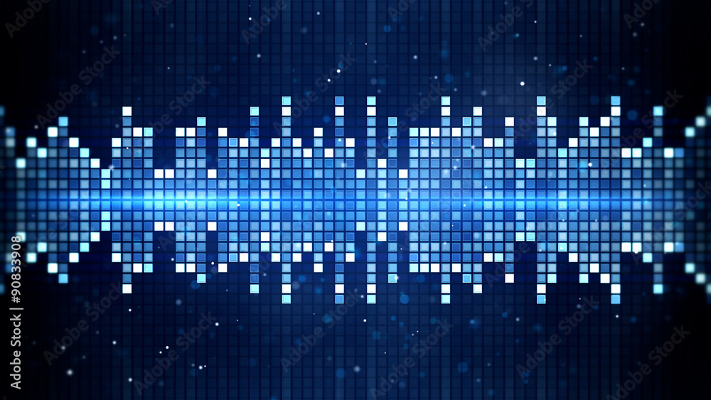 blue flashing squares equalizer blue flashing squares equalizer