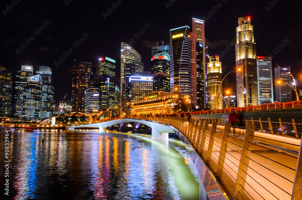 Obraz premium Singapore downtown