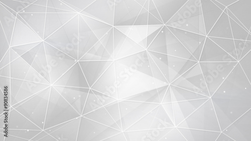 abstract white triangles and lines background